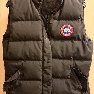 Canada Goose Black Quilted Vest